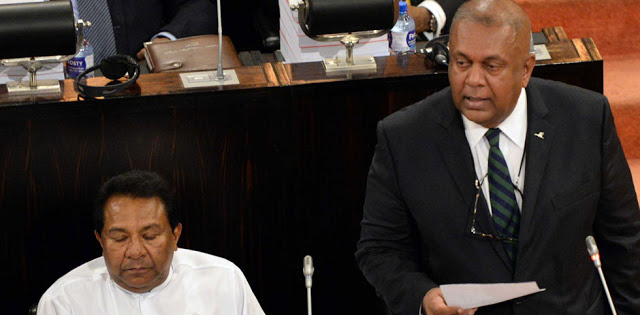 යහපාලන ආණ්ඩුවේ තෙවැනි අයවැය පාර්ලිමේන්තුවට..