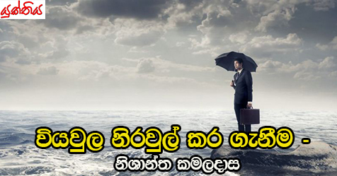 වියවුල නිරවුල් කර ගැනීම – නිශාන්ත කමලදාස