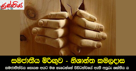 සමජාතීය මිරිඟුව – නිශාන්ත කමලදාස