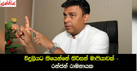 විදුලියට තියෙන්නේ තිරිසන් මාෆියාවක් – රන්ජන් රාමනායක